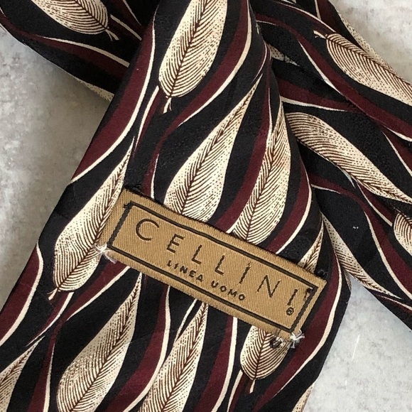 Cellini Linea Uomo Silk Tie - Picture 4 of 9